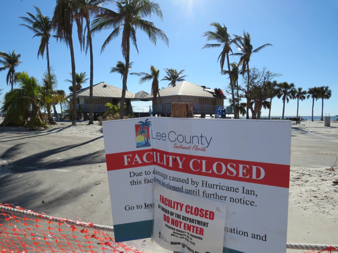 Lee County’s beach parks on Fort Myers Beach are closed News, Sports